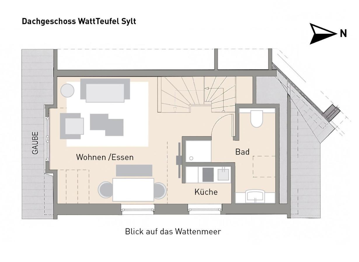 Wattteufel Sylt Apartamento Exterior foto